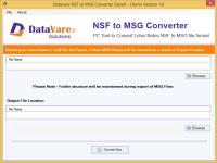 DataVare NSF to MSG Converter image 1