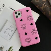 MCM iPhone Case In Visetos Original Pink image 1