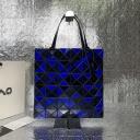 Issey Miyake Lucent Bi-color Tote Blue logo