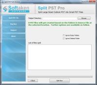 Softaken PST Splitter Software image 1