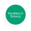 Goodman's Notary logo
