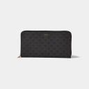 Celine Large Zipped Wallet In Triomphe Canvas logo