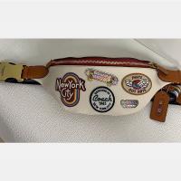 Coach Charter Belt Bag 7 in Pebble Leather Patches image 1