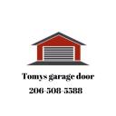 Tomys garage door logo