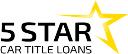 5 Star Car Title Loans logo