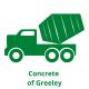 Concrete of Greeley logo