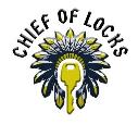 Chief of locks locksmith Indianapolis logo