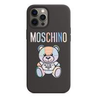 Moschino Patchwork Teddy Bear iPhone Case Black image 1