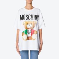 Moschino Italian Teddy Bear T-Shirt White image 1