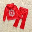 Juicy Couture JC Mirror Cameo Velour Tracksuits 8 logo