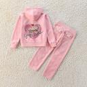 Juicy Couture Love Heart Crown Velour Tracksuits 8 logo