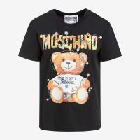 Moschino Christmas Teddy Bear T-Shirt Black image 1