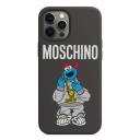 Moschino x Sesame Street Cookie Monster iPhone logo