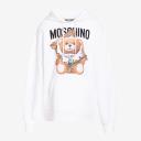 Moschino Frame Teddy Bear Sweatshirt White logo