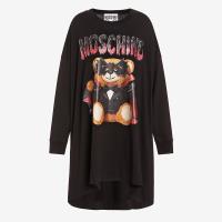 Moschino Bat Teddy Bear Jersey Dress Black image 1