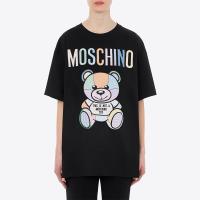 Moschino Patchwork Teddy Bear T-Shirt Black image 1