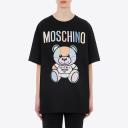 Moschino Patchwork Teddy Bear T-Shirt Black logo
