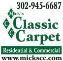 Mick's Classic Carpet logo