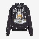 Moschino Ufo Teddy Bear Sweatshirt Black logo