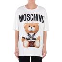 Moschino Punk Teddy Bear T-Shirt White logo