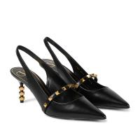 Valentino Rockstud Slingback Pumps with Sculpted image 1