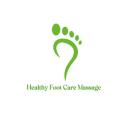 Healthy foot care massage logo