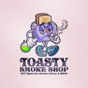 Toasty smoke shop logo