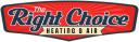 The Right Choice Air conditioning Heating logo