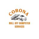 Corona roll off dumpster services logo