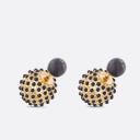 Dior Tribales Earrings Metal Stone-Effect Pearl logo