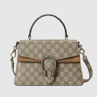 Gucci Small Dionysus Top Handle Bag In GG Suede image 1