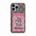 Gucci Ophidia iPhone Case with Disney Daisy Duck logo