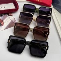 Gucci 7121 Square Frame Sunglasses Rivets Double G image 1