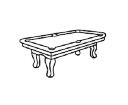 Pool table service Arlington VA logo