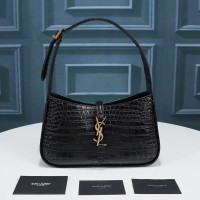 Saint Laurent Le 5 A 7 Hobo Bag In Crocodile image 1