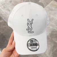 Saint Laurent x New Era Cassandre Cap In Canvas image 1