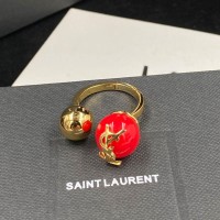 Saint Laurent Cassandre Pearl And Ball Ring image 1