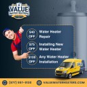 Value Water Heaters logo