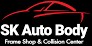 SK Auto Body logo