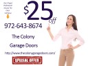 The Colony Garage Doors logo