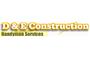 D & E Construction logo