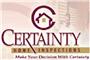 Certainty Home Inspections logo