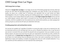 OHD Garage Doors Las Vegas image 5