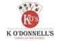 K O'Donnells American Bar & Grill logo