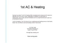 1st AC & Heating image 1