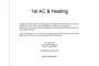 1st AC & Heating logo