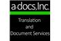 a-docs Inc Translation Services New York logo