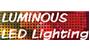 Luminous led lighting logo