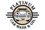 Platinum Car Wash & Oil logo