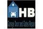 HB garage door and gates repair services  logo